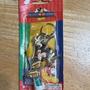 Mickey Mouse  Vintage 90s’ Keychain and lip balm